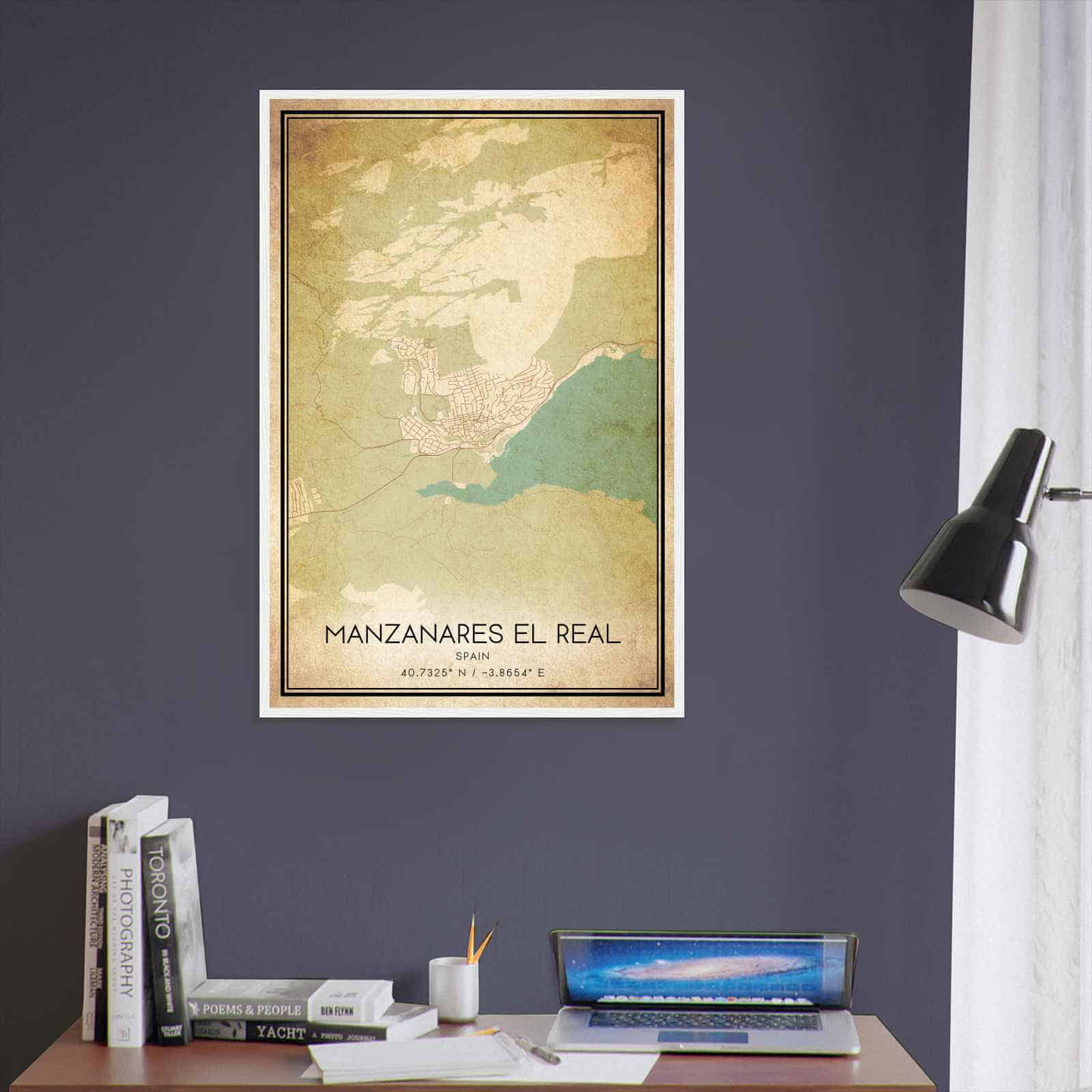 Deerfield Kansas Map Poster, Modern Home Decor Wall Art Print (Copy)