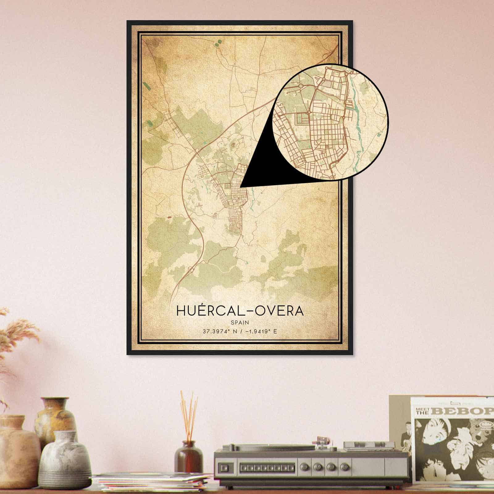 Deerfield Kansas Map Poster, Modern Home Decor Wall Art Print (Copy)