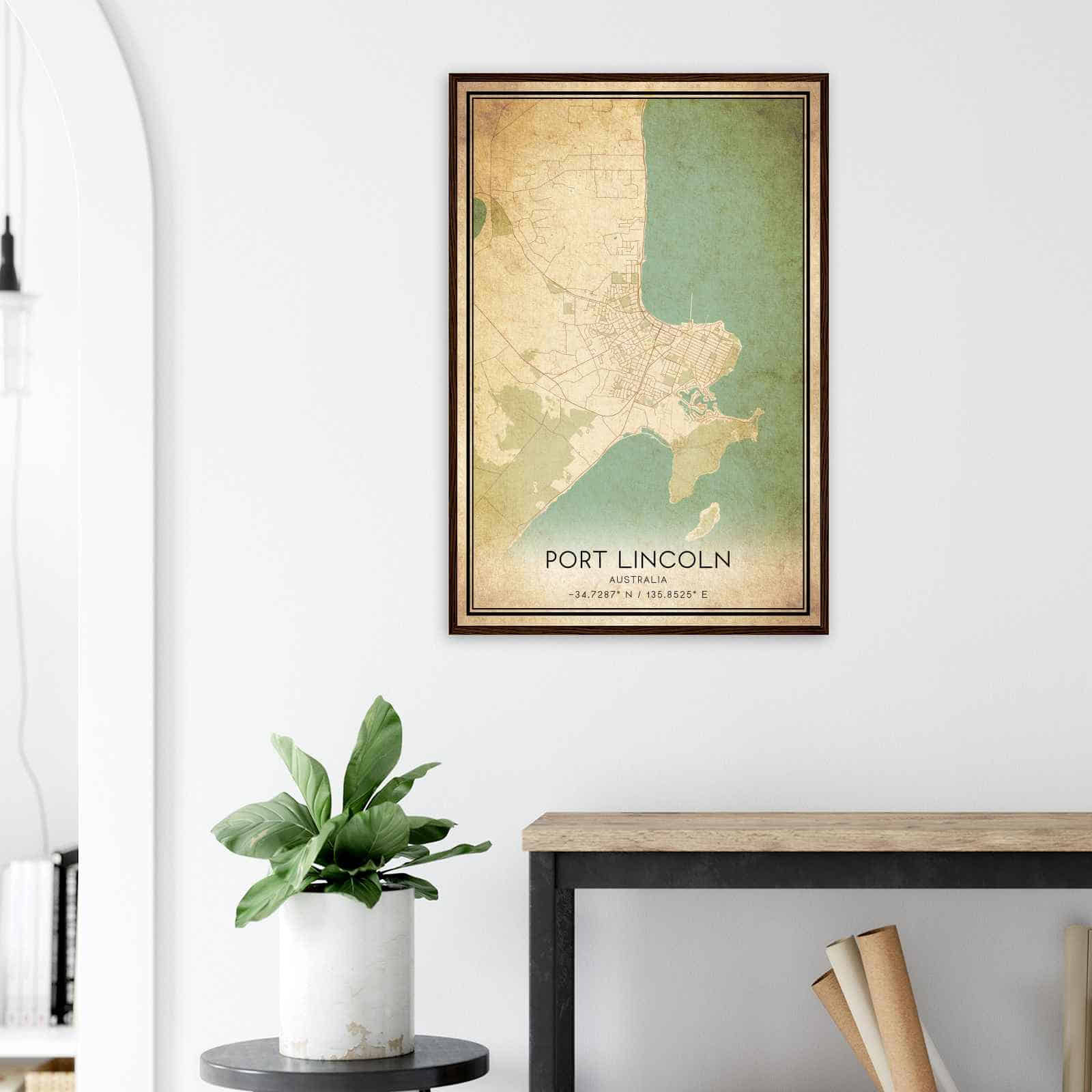 Deerfield Kansas Map Poster, Modern Home Decor Wall Art Print (Copy)
