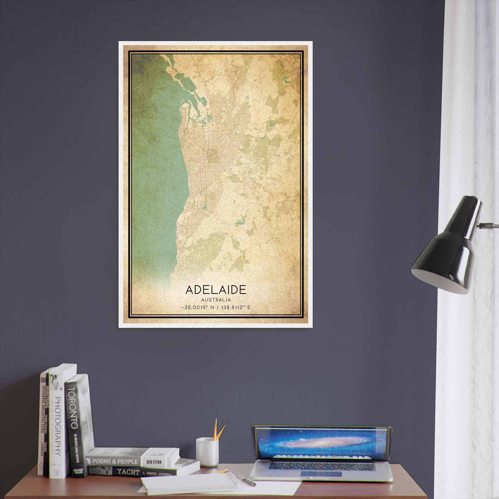 Deerfield Kansas Map Poster, Modern Home Decor Wall Art Print (Copy)