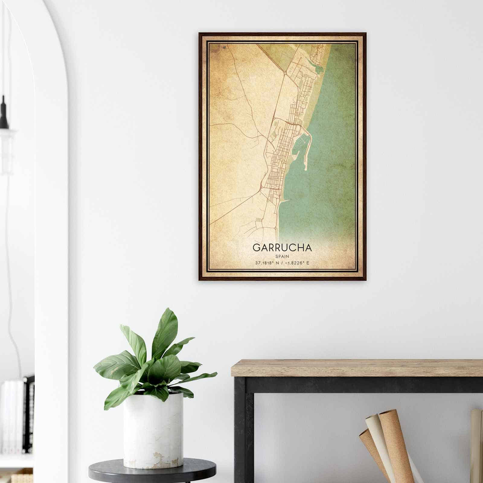 Deerfield Kansas Map Poster, Modern Home Decor Wall Art Print (Copy)
