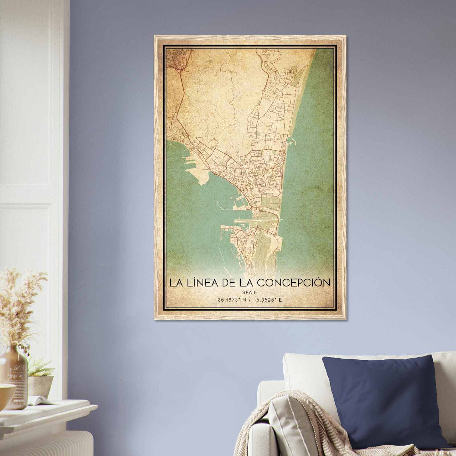 Deerfield Kansas Map Poster, Modern Home Decor Wall Art Print (Copy)