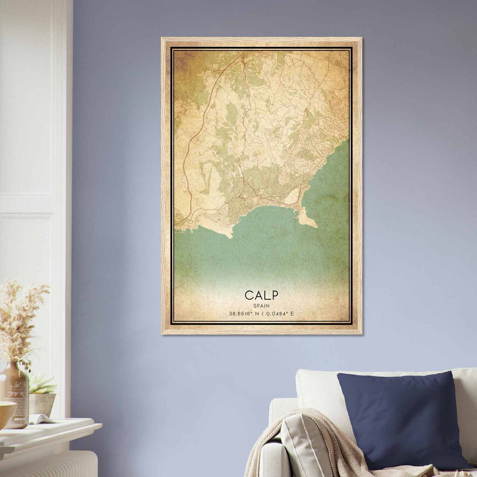 Deerfield Kansas Map Poster, Modern Home Decor Wall Art Print (Copy)
