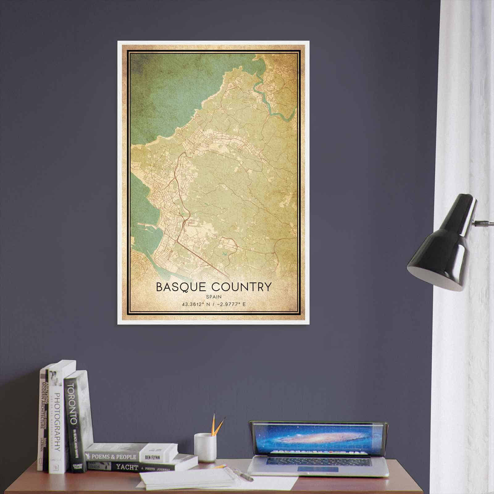 Deerfield Kansas Map Poster, Modern Home Decor Wall Art Print (Copy)