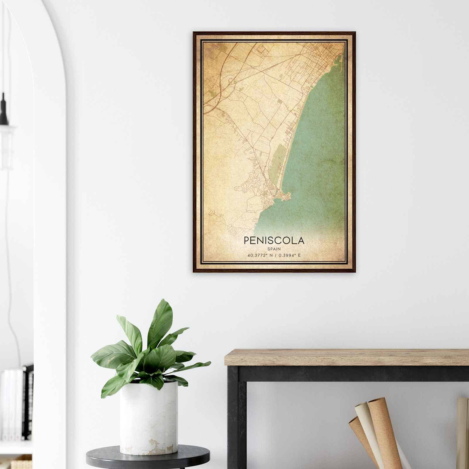 Deerfield Kansas Map Poster, Modern Home Decor Wall Art Print (Copy)