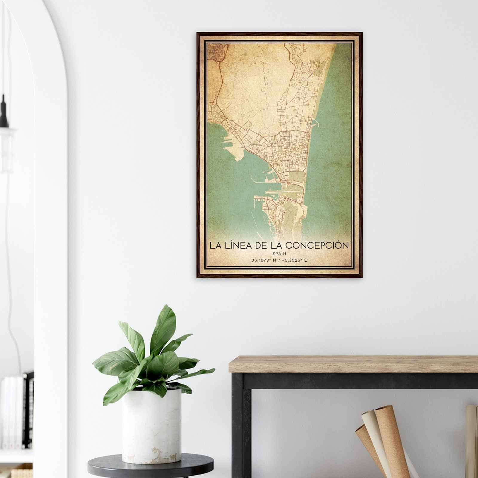 Deerfield Kansas Map Poster, Modern Home Decor Wall Art Print (Copy)