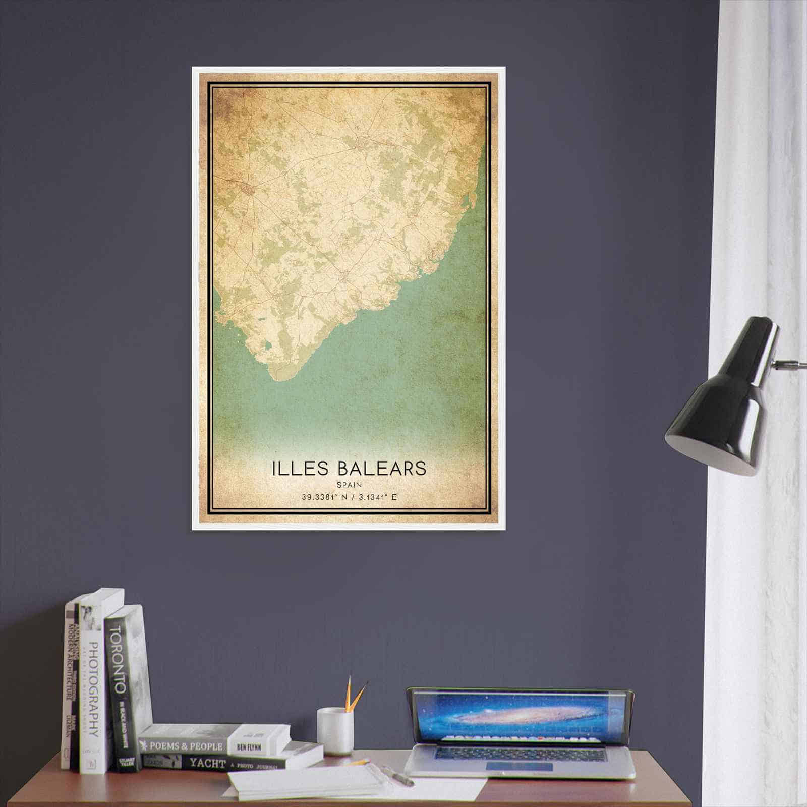 Deerfield Kansas Map Poster, Modern Home Decor Wall Art Print (Copy)