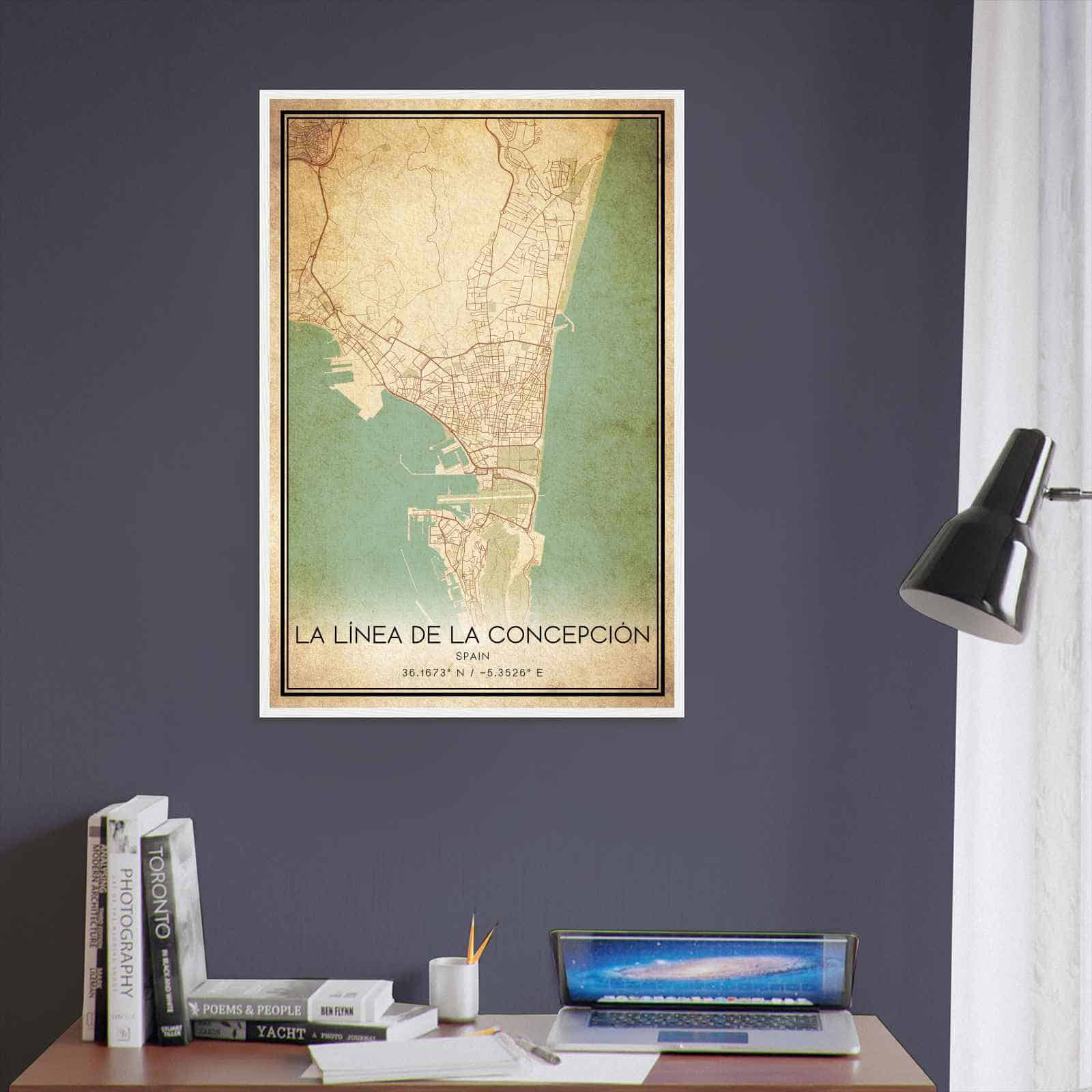Deerfield Kansas Map Poster, Modern Home Decor Wall Art Print (Copy)