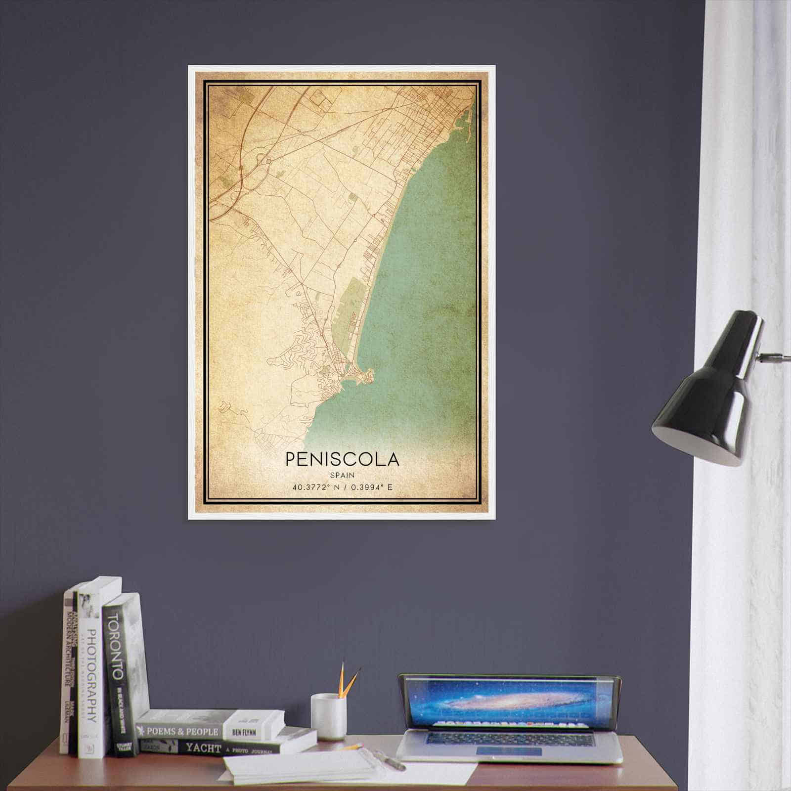 Deerfield Kansas Map Poster, Modern Home Decor Wall Art Print (Copy)