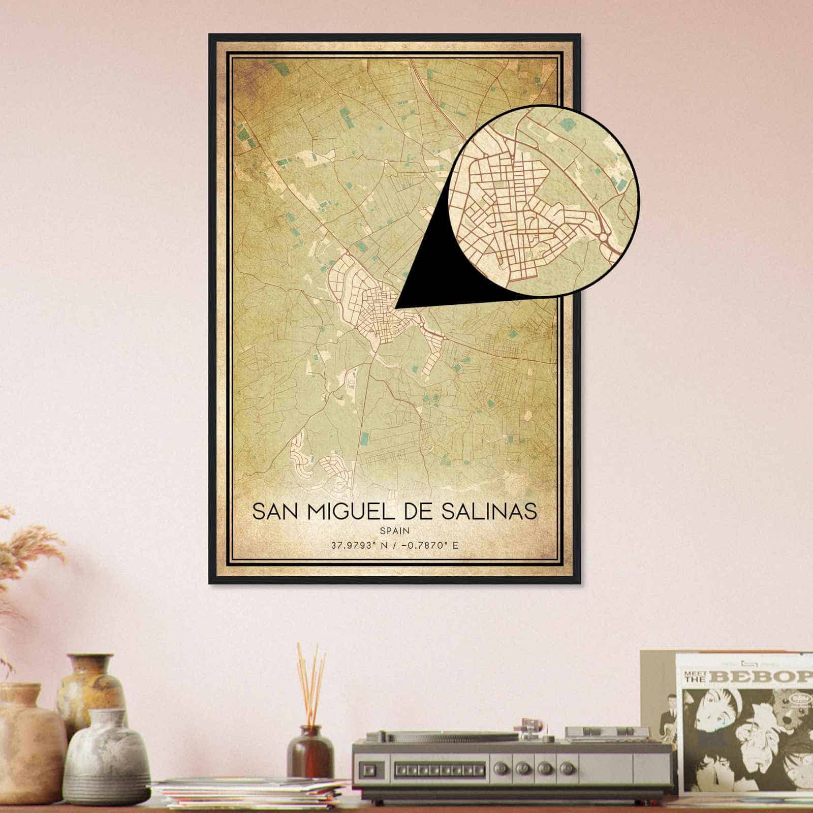 Deerfield Kansas Map Poster, Modern Home Decor Wall Art Print (Copy)