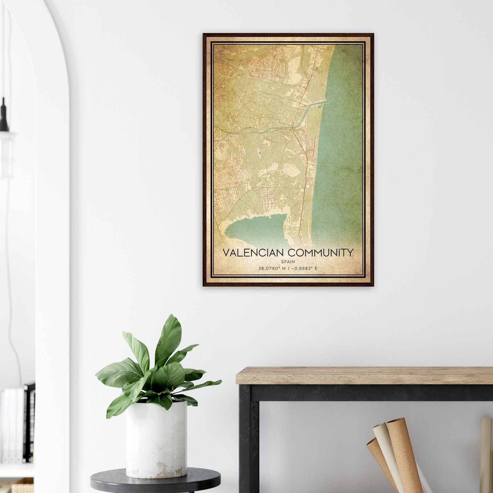 Deerfield Kansas Map Poster, Modern Home Decor Wall Art Print (Copy)