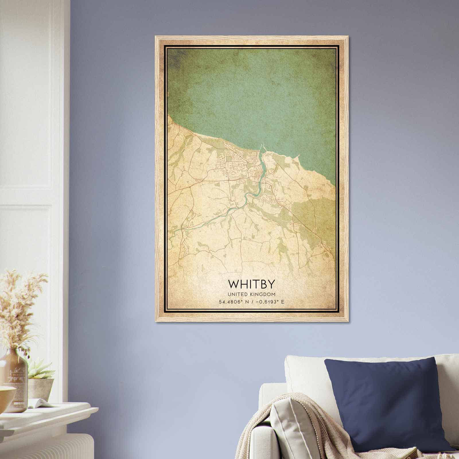 Deerfield Kansas Map Poster, Modern Home Decor Wall Art Print (Copy)