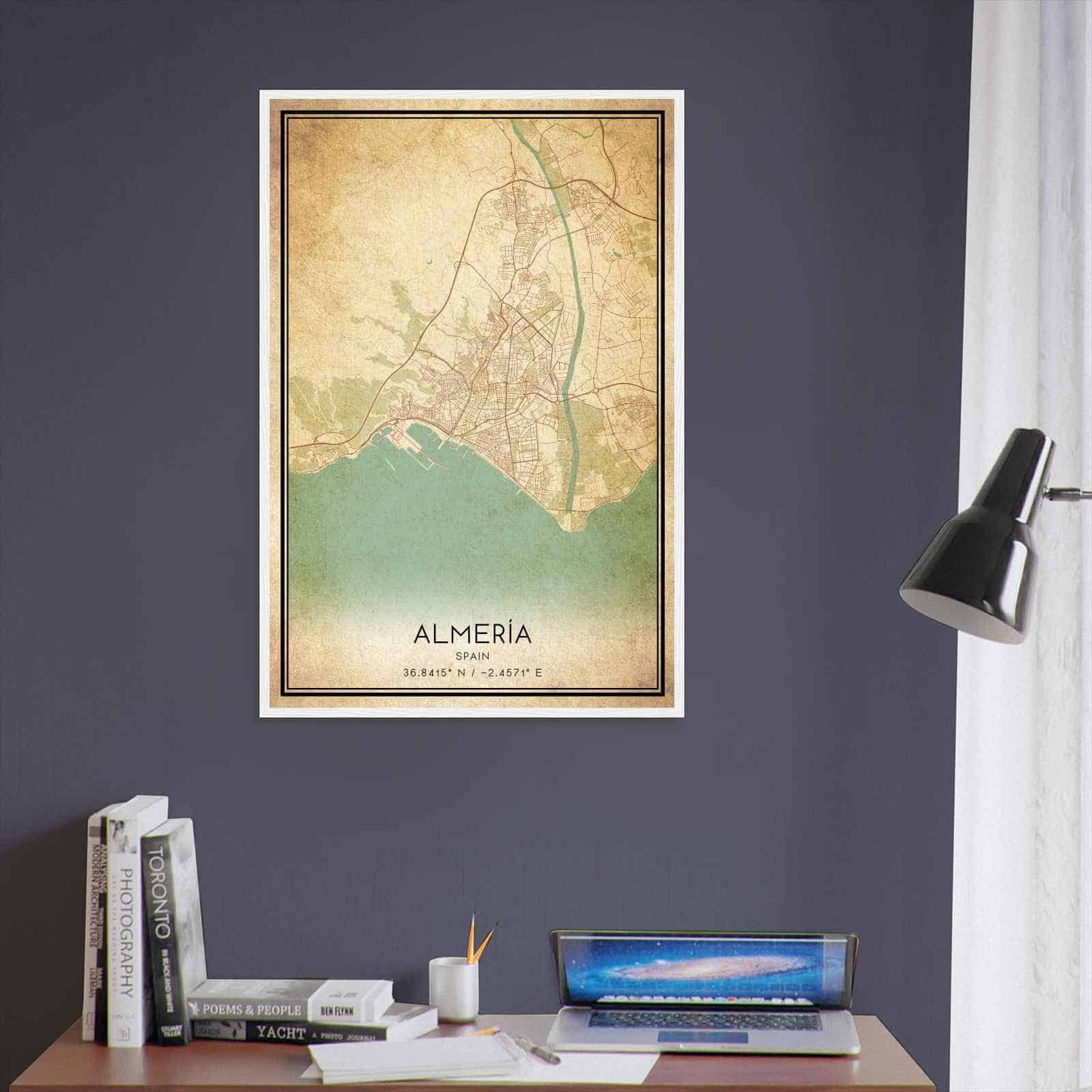 Deerfield Kansas Map Poster, Modern Home Decor Wall Art Print (Copy)