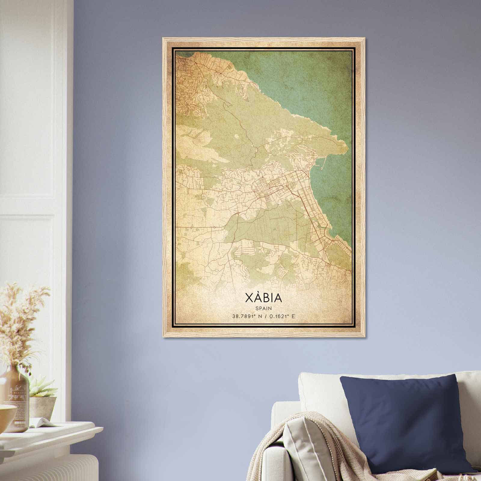 Deerfield Kansas Map Poster, Modern Home Decor Wall Art Print (Copy)