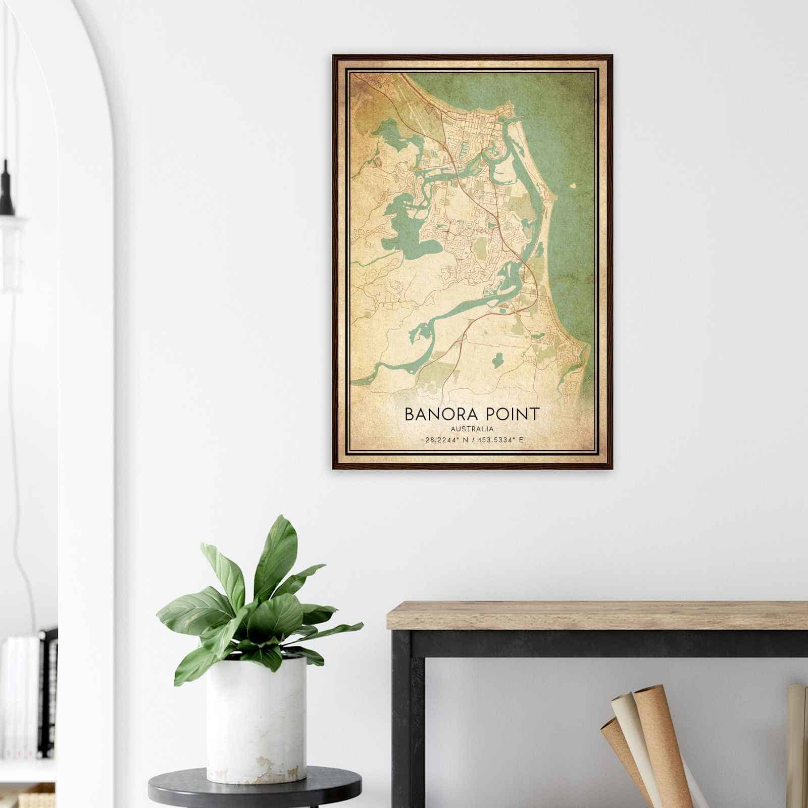 Deerfield Kansas Map Poster, Modern Home Decor Wall Art Print (Copy)