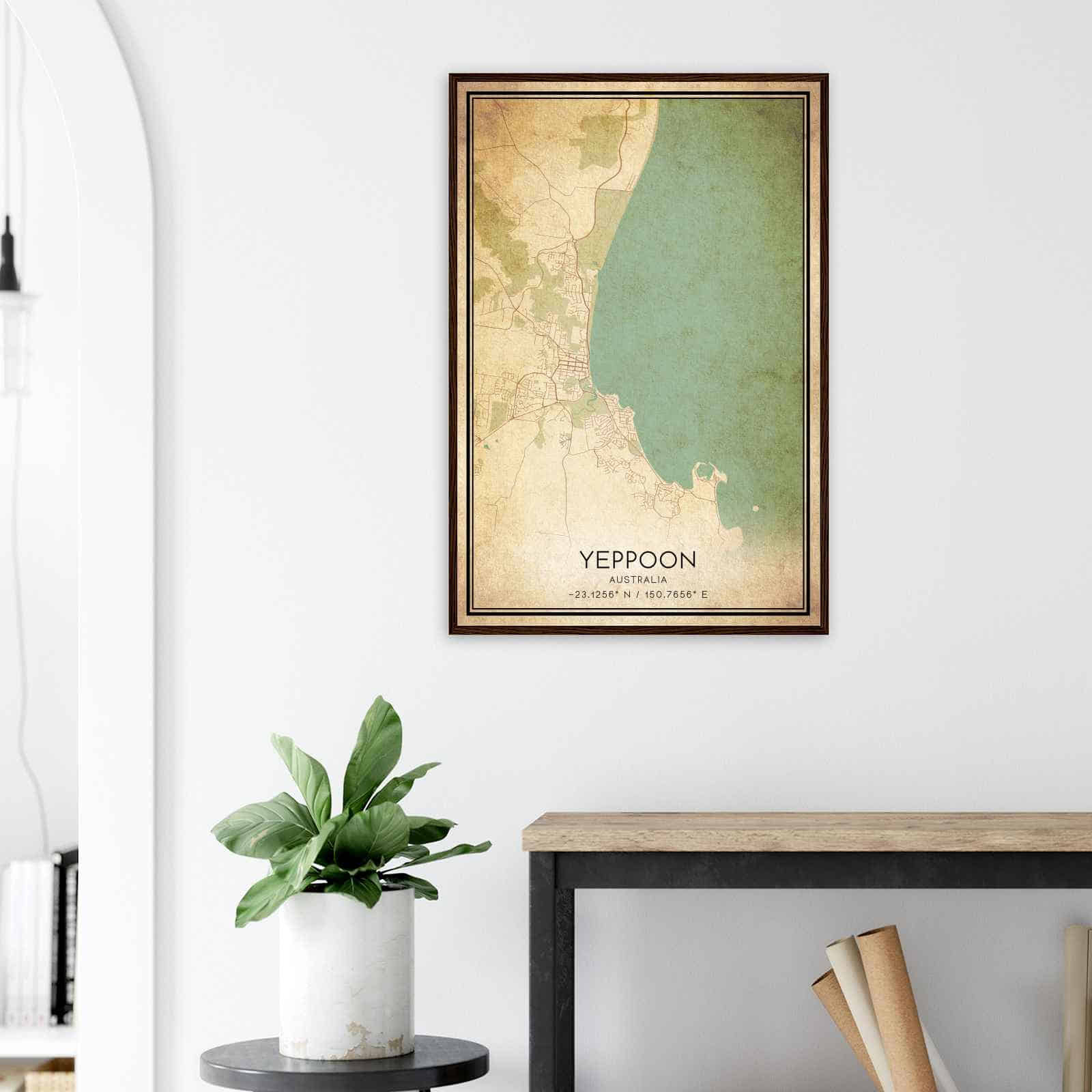 Deerfield Kansas Map Poster, Modern Home Decor Wall Art Print (Copy)