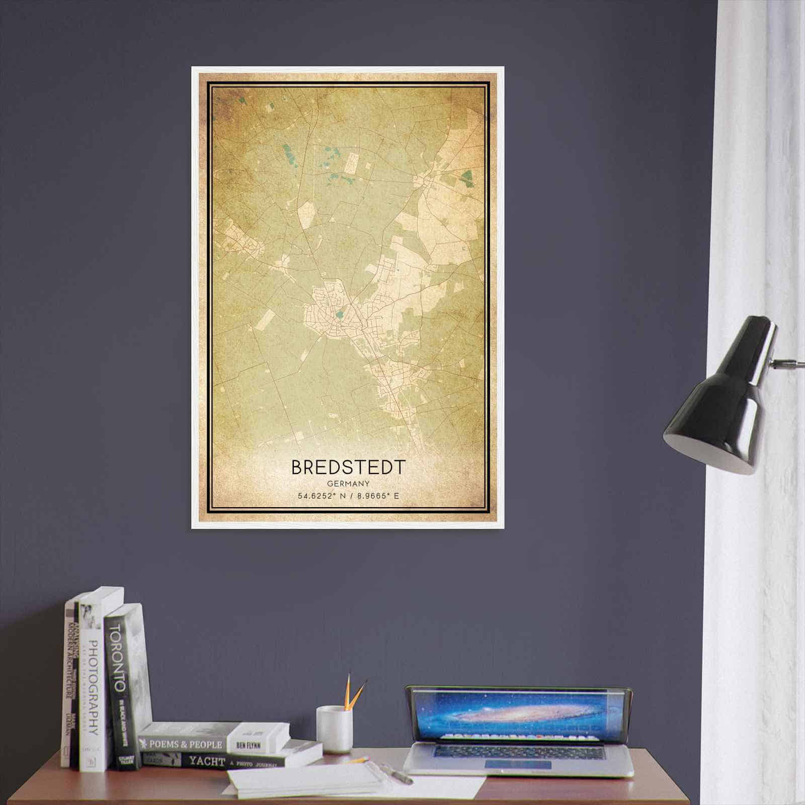 Deerfield Kansas Map Poster, Modern Home Decor Wall Art Print (Copy)