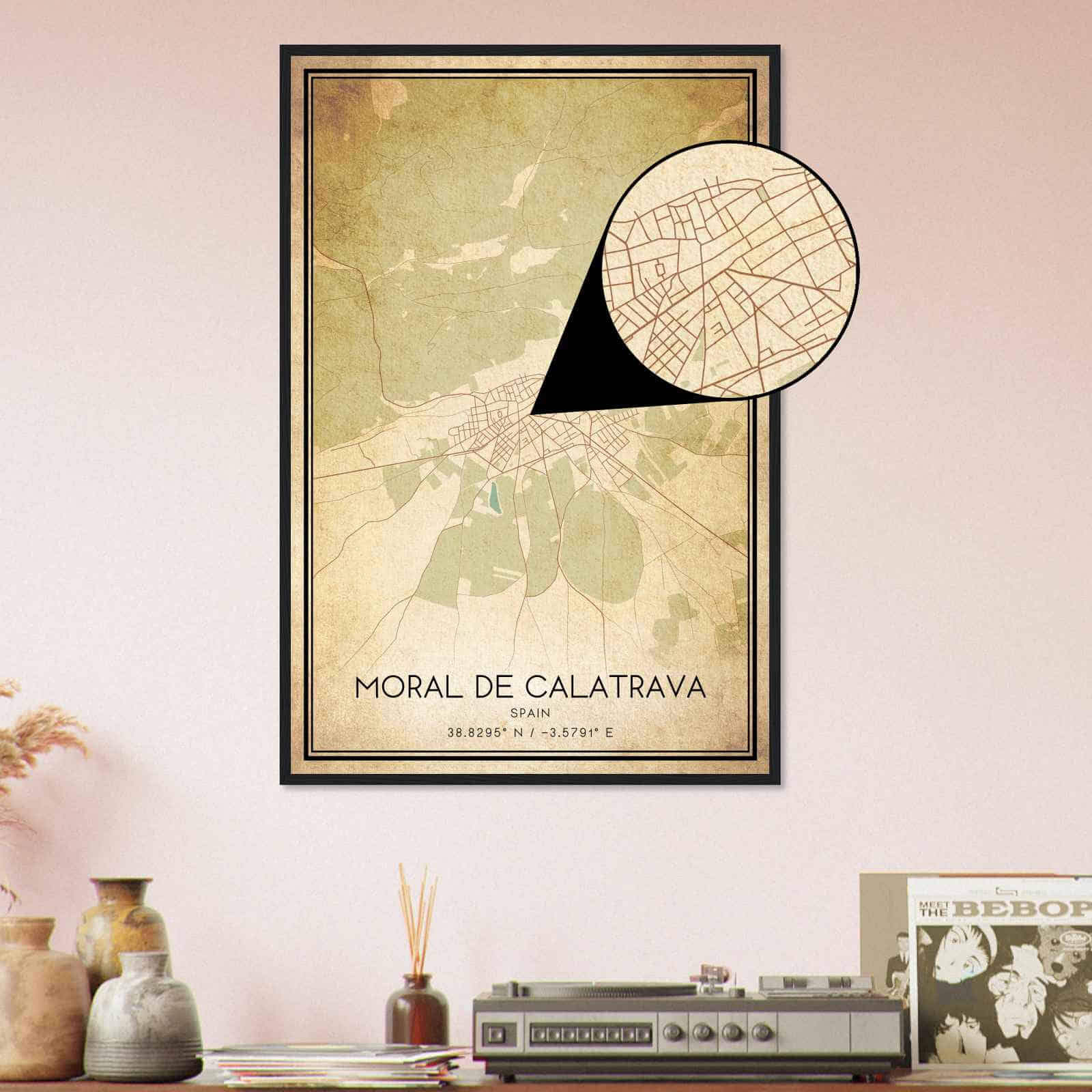 Deerfield Kansas Map Poster, Modern Home Decor Wall Art Print (Copy)