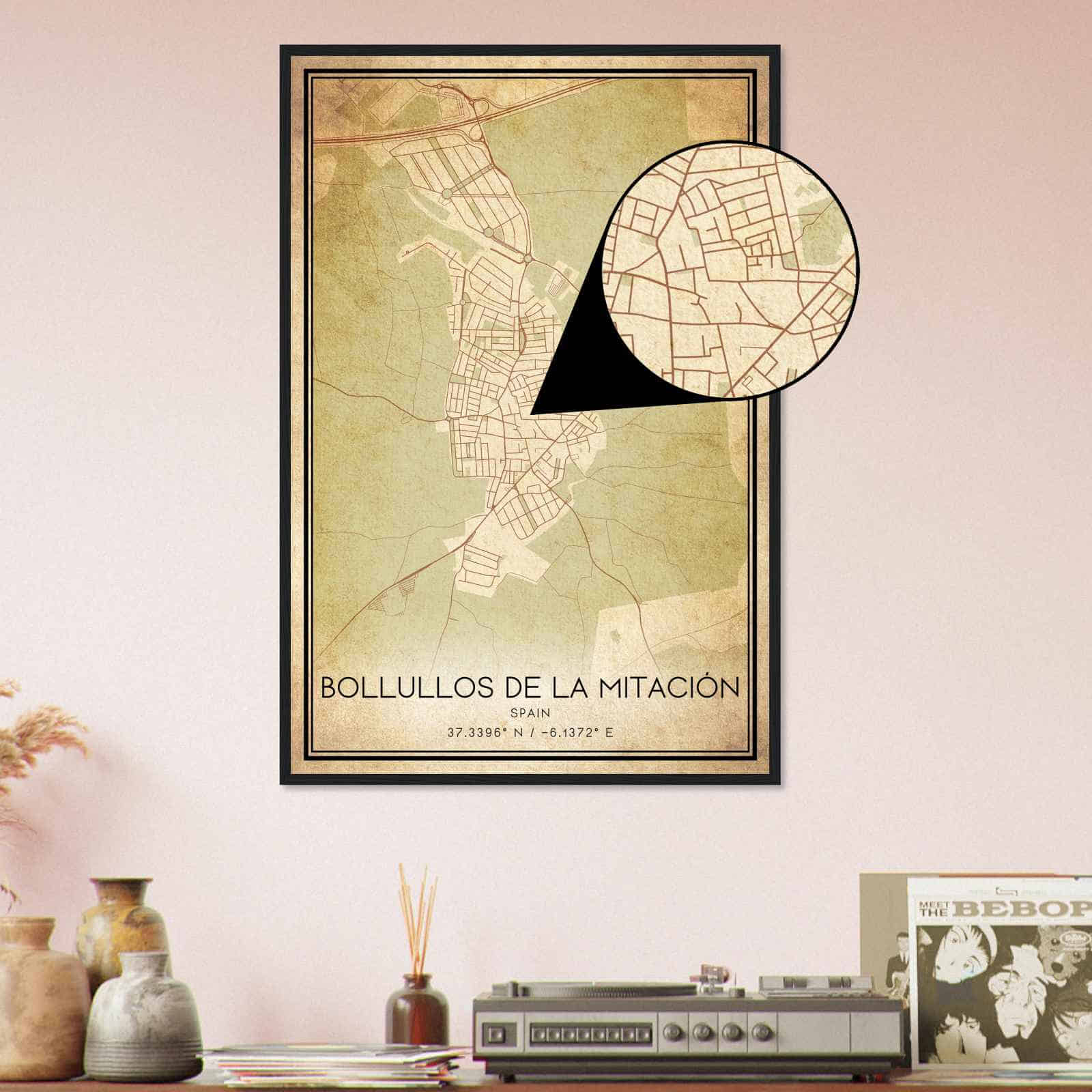 Deerfield Kansas Map Poster, Modern Home Decor Wall Art Print (Copy)