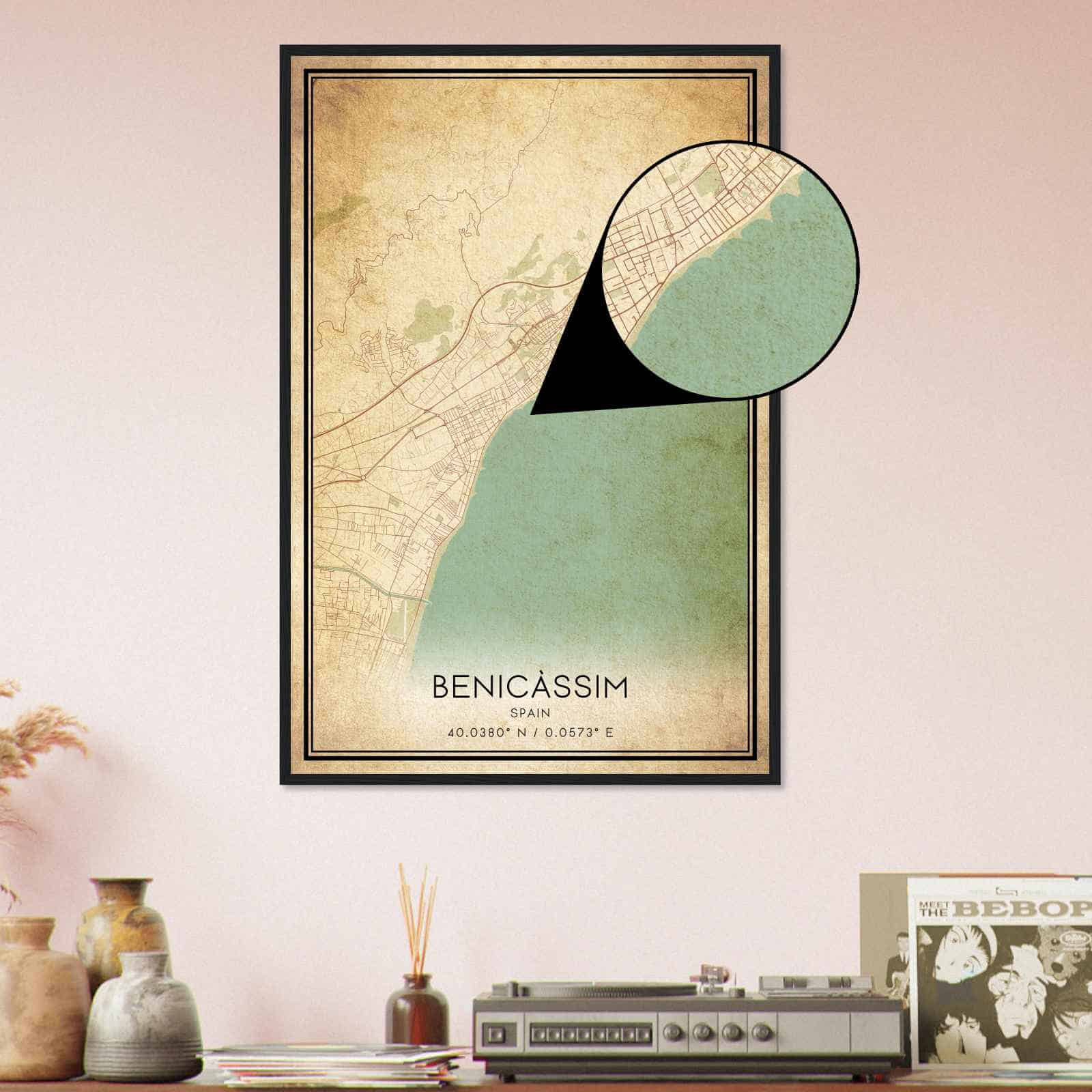 Deerfield Kansas Map Poster, Modern Home Decor Wall Art Print (Copy)