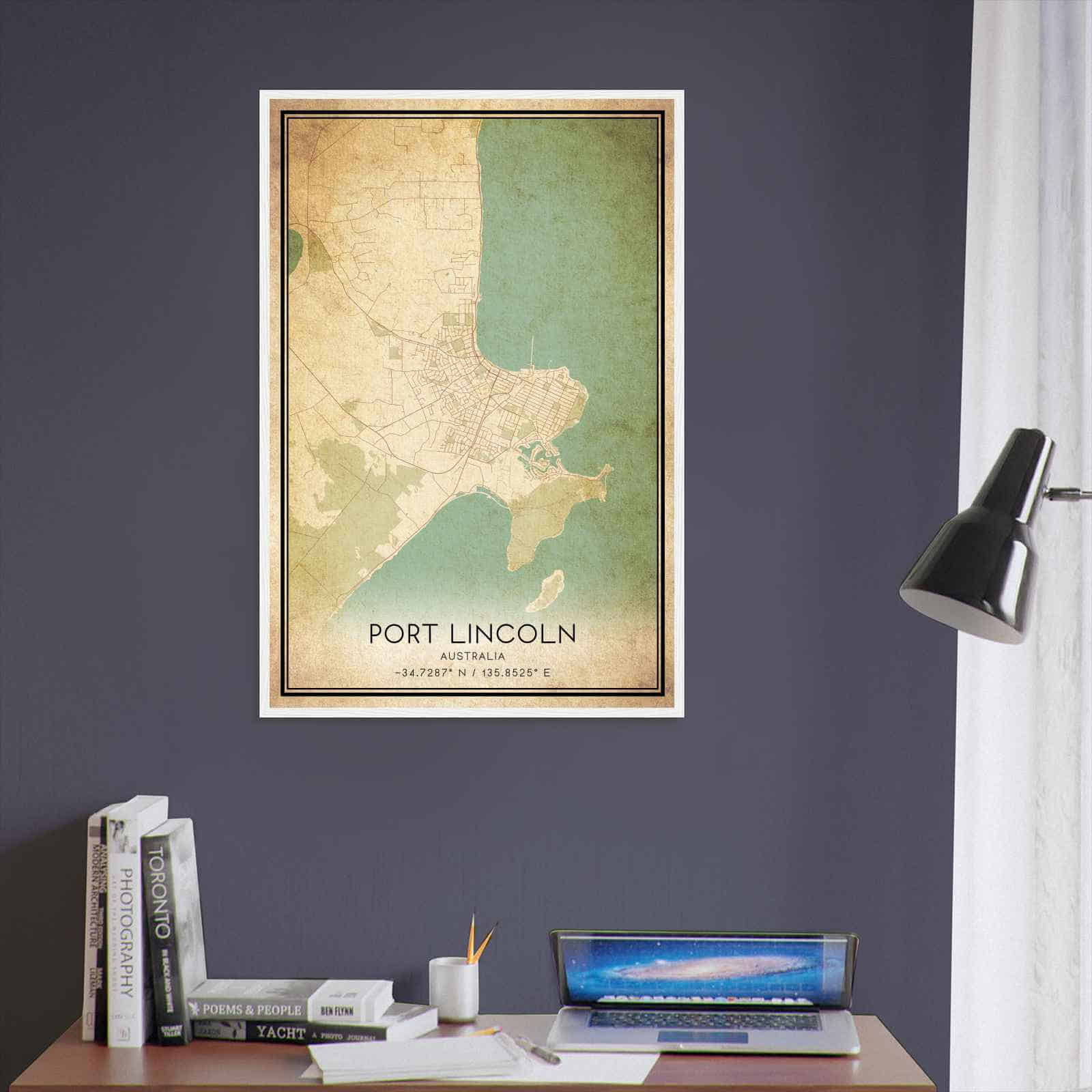 Deerfield Kansas Map Poster, Modern Home Decor Wall Art Print (Copy)