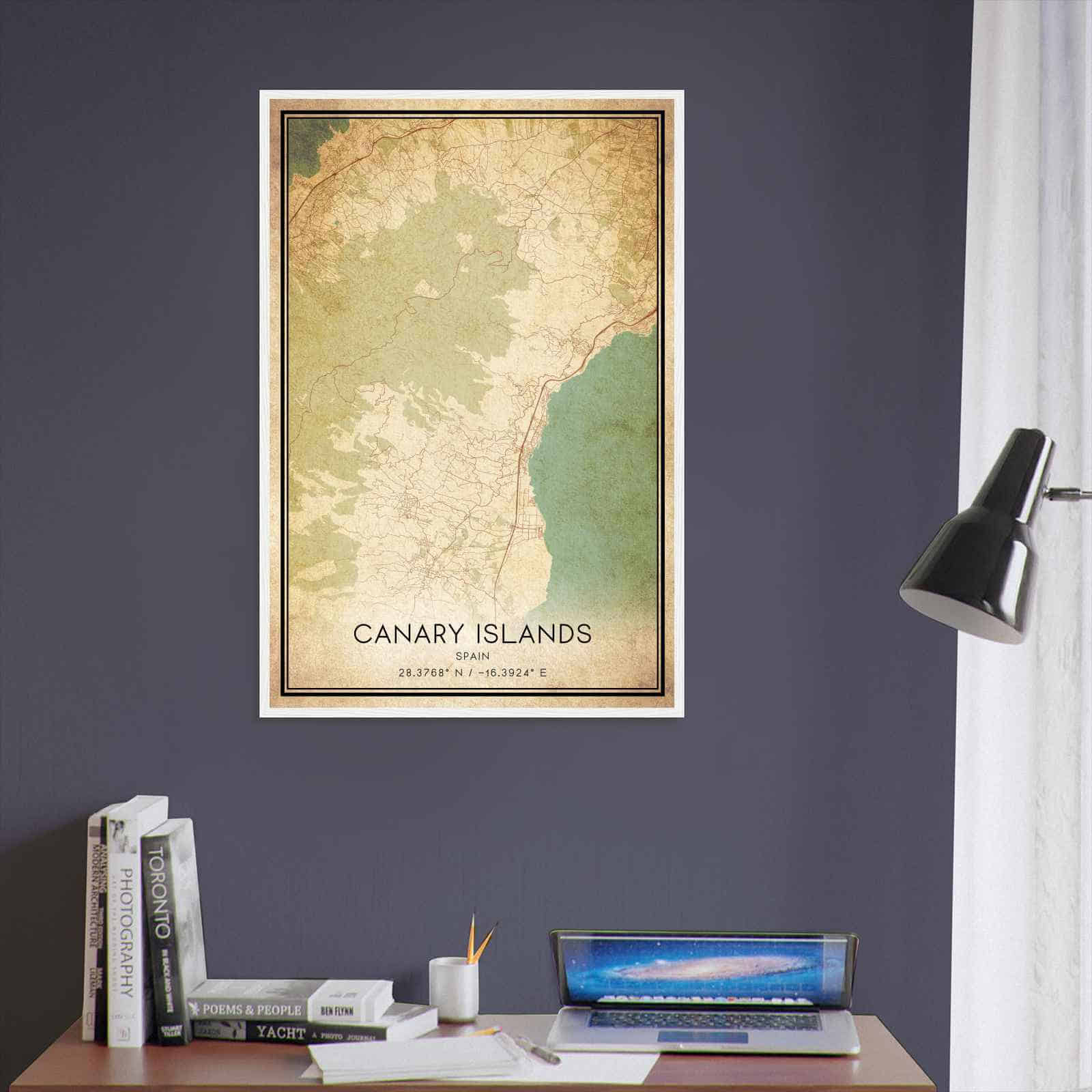 Deerfield Kansas Map Poster, Modern Home Decor Wall Art Print (Copy)